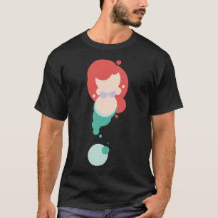 Camiseta Sereia - estilo minimalista