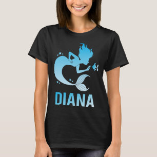 Camiseta Sereia Feliz - Nome da Diana