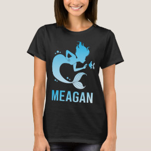 Camiseta Sereia Feliz - Nome Meagan