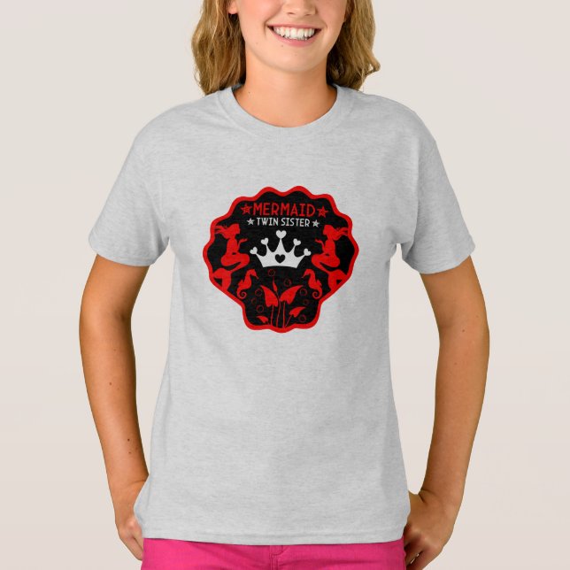 Camiseta Sereia Gêmeas (Frente)