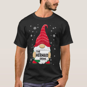 Camiseta Sereia Gnomo Família Correspondente no Natal Pajam