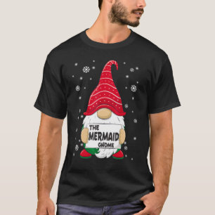 Camiseta Sereia Gnomo Família Correspondente no Natal Pajam