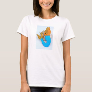 Camiseta Sereia haiired ouro