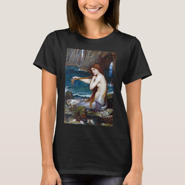 Camiseta Sereia, John William Waterhouse (Frente)