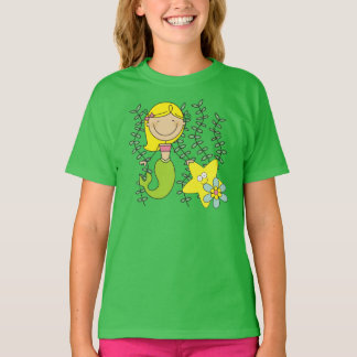 Camiseta Sereia loura