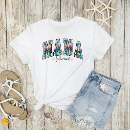 Camiseta Sereia Mamãe Engraçada Mamãe Mãe Matando Família