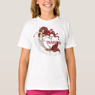 Camiseta Sereia na Formação, crianças (ruiva)