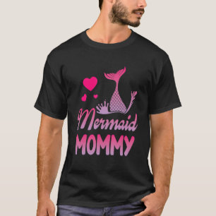 Camiseta Sereia Nadando Em Corações Feliz Dia Para Mim
