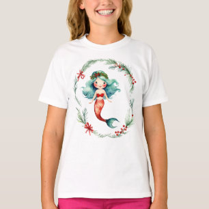 Camiseta Sereia Natal