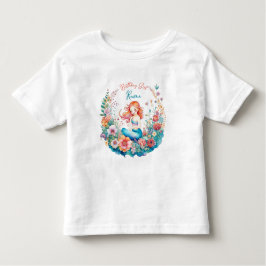 Camiseta Sereia Pensava que era o Aniversário da Garota Flo