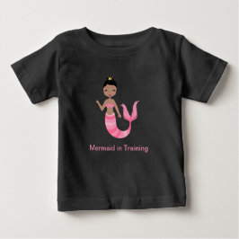 Camiseta Sereia rosa no treinamento