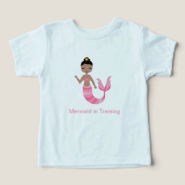 Camiseta Sereia rosa no treinamento