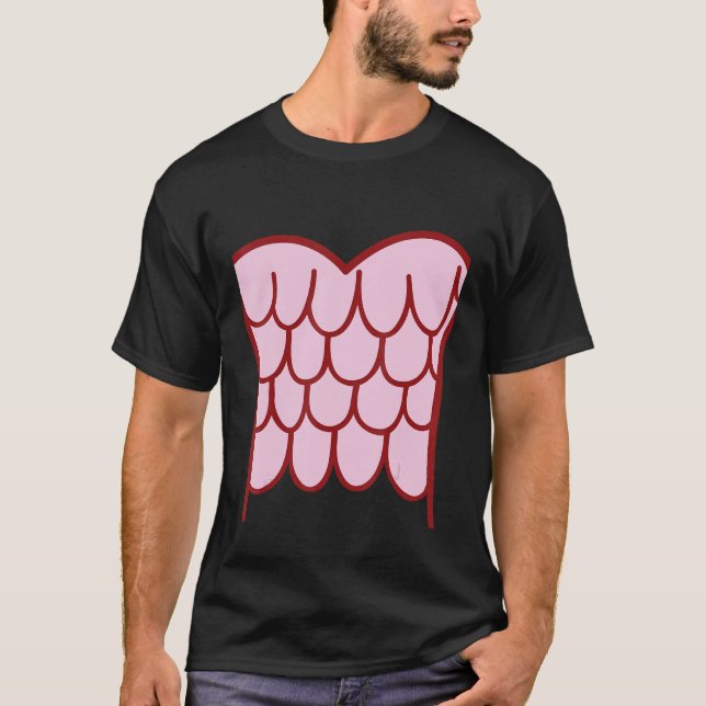 Camiseta Sereia Seashell Correspondendo Casais Felizes de H (Frente)