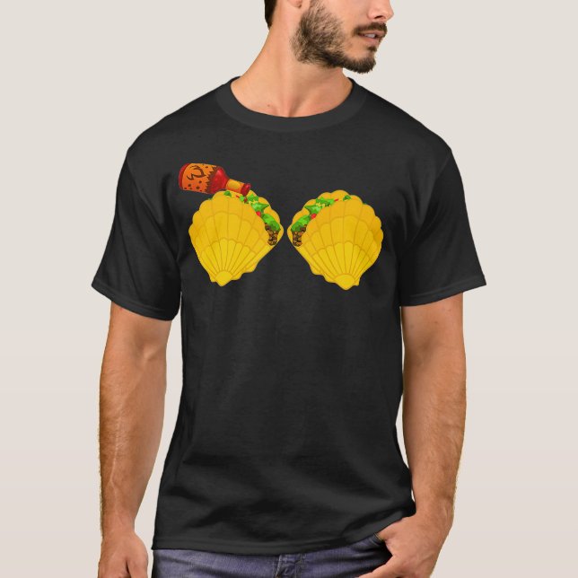Camiseta Sereia Shell Taco Bra Picy Molho Chili _1 (Frente)