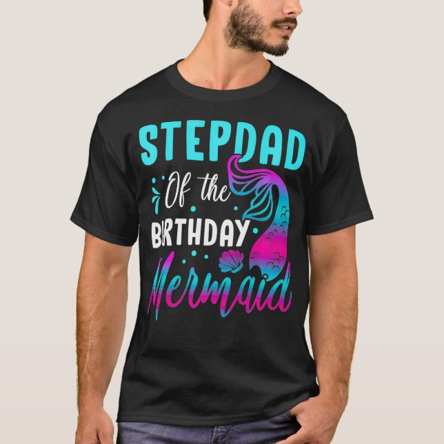 Camiseta Sereia Stepdad do Partido da Matança de Aniversári (Frente)