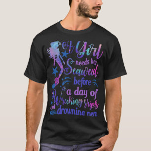 Camiseta Sereia Uma Rapariga Precisa De Seu Ariel Para As M