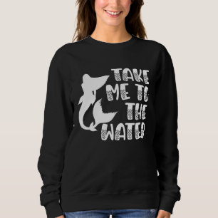 Camiseta Sereia Única Para Meninas Me Leva Para A Garota Da