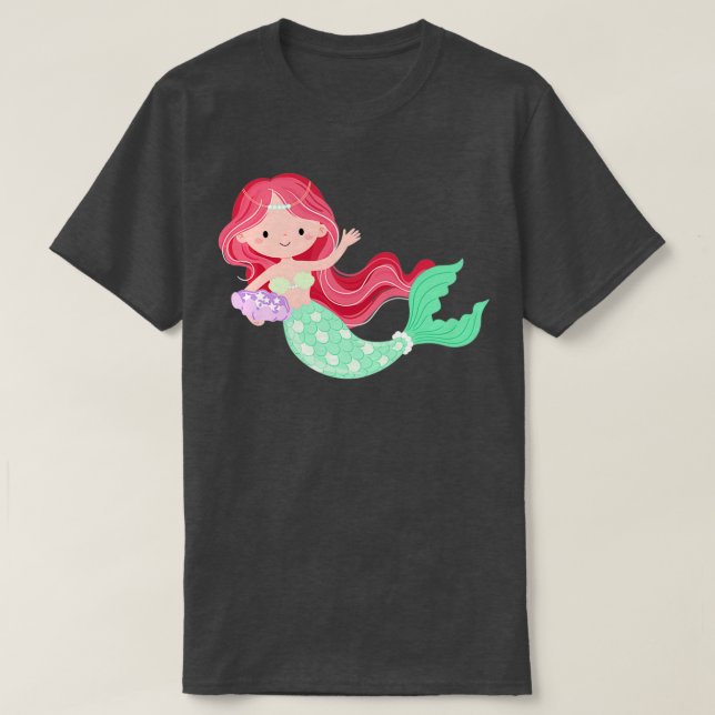 Camiseta Sereia Verde (Frente do Design)