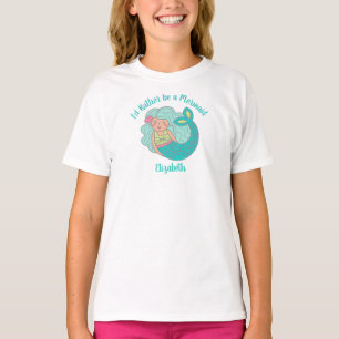 Camiseta Sereia Verde Personalizada