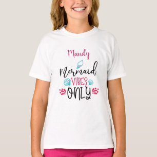 Camiseta Sereia Vibes Apenas Conchas
