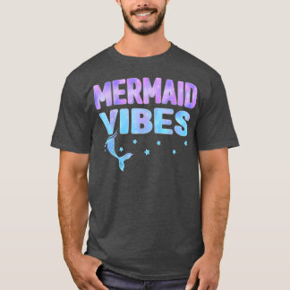 Camiseta Sereia Vibes Mulheres Viram Férias Na Praça De Ver
