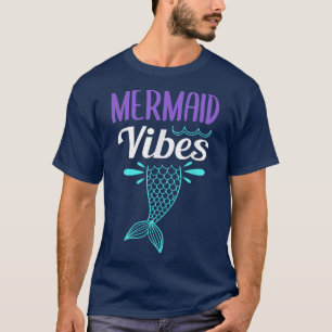 Camiseta Sereia Víblia Bonitas Meninas Sereias Costume de C