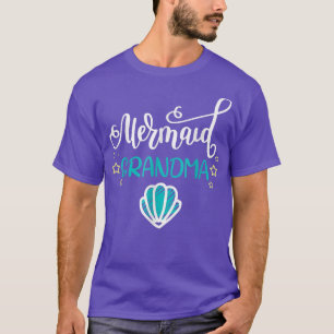 Camiseta Sereia Vovó Engraçada Vovó Correspondente 