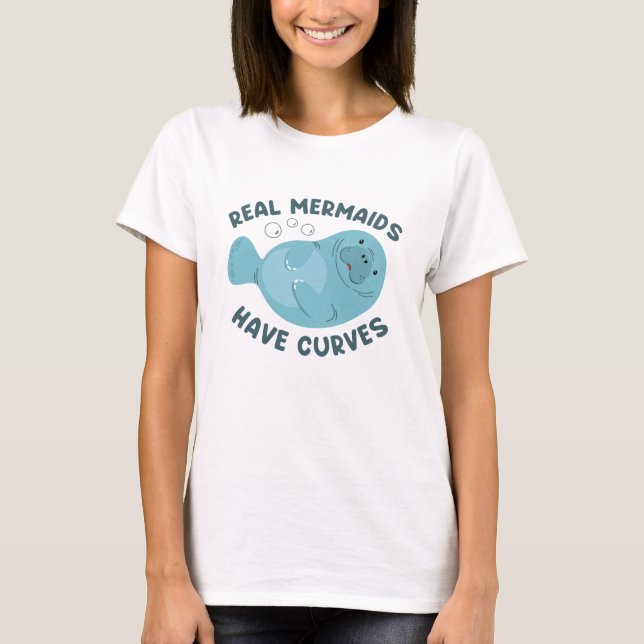 Camiseta Sereias Reais Têm Curvas (Frente)