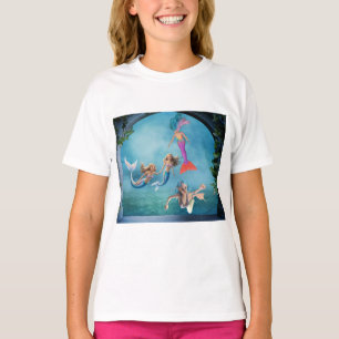 Camiseta Sereias se divertindo.