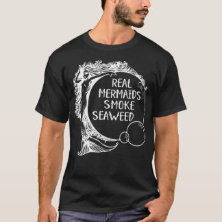Camiseta Sereias Verdadeiras Agulhas De Algas Adultos Pote