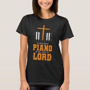 Camiseta Seremos o Lorde Piano Músico Cristão Pi