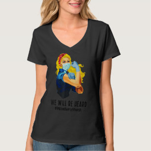 Camiseta Seremos Ouvidos Milhões De Enfermeiros Marchar Mul