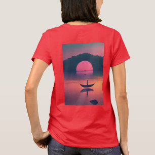 Camiseta Serenada do Mar da Noite: Uma Bela Viagem"
