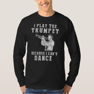 Camiseta Serenadas De Trompete Jogando Melodias Onde Dança 