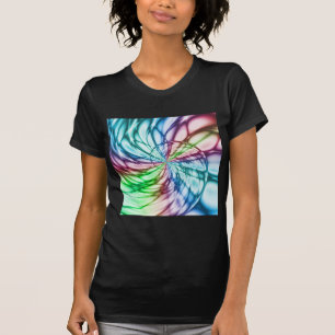 Camiseta Serendipidade Arte Fractal Multicolor