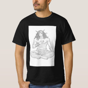 Camiseta Serene Elf Warrior Fantasy Anime Character Art