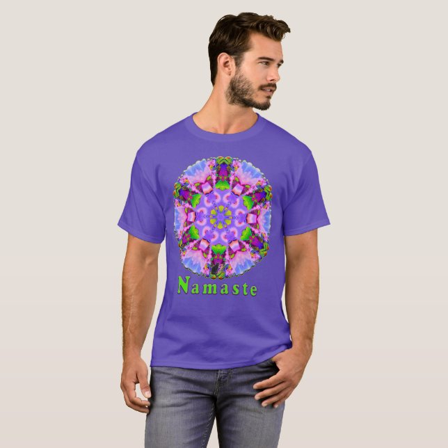 Camiseta Serene Namaste Kaleidoscope (Frente Completa)
