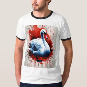 Camiseta Serene Swan Elegance