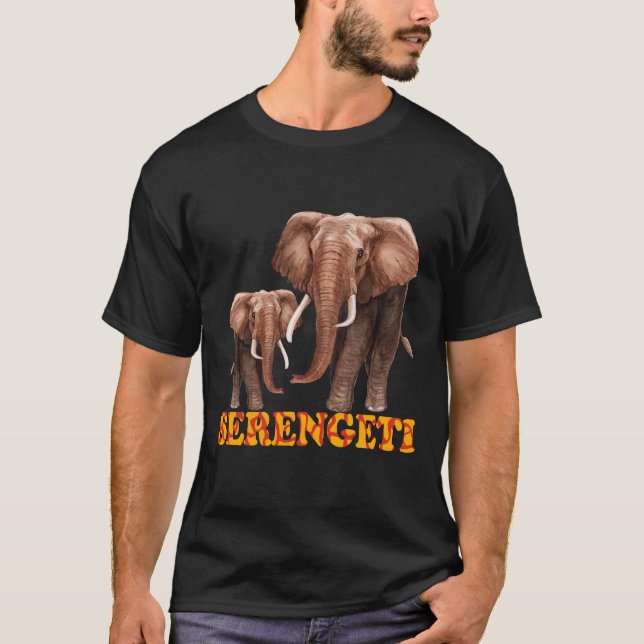 Camiseta Serengeti Elephant (Frente)