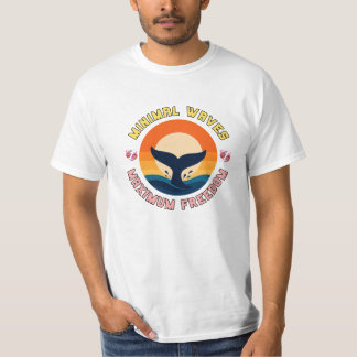 Camiseta Serenidade da Cauda de Baleia ao Pôr do Sol