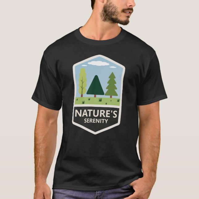 Camiseta Serenidade da Natureza (Frente)