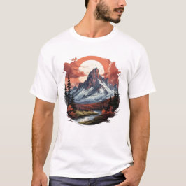Camiseta Serenidade das Montanhas - Abrace a aventura