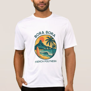 Camiseta Serenidade de Bora Bora – Polinésia Francesa Tropi