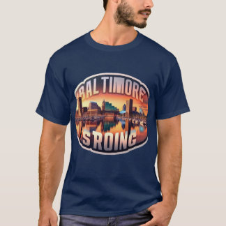 Camiseta Serenidade do Inner Harbor: Baltimore Forte