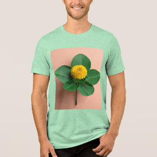 Camiseta Serenidade Floral 3D - Tee Triplo Blend Bella+Canv