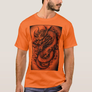 Camiseta "Serenidade Mística: Teto de Encantamento de Dragõ