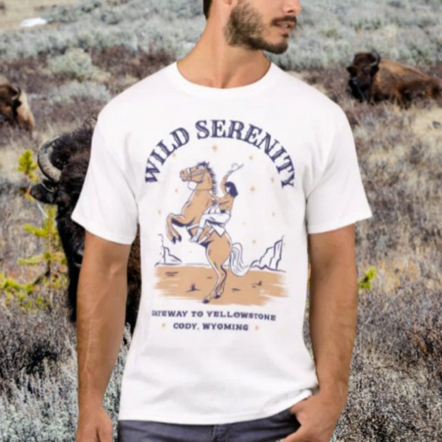 Camiseta Serenidade Selvagem (Criador carregado)