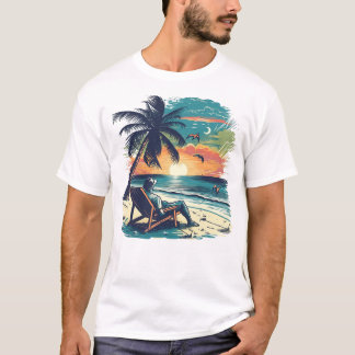Camiseta Serenidade solar tropical 🌅 🌴