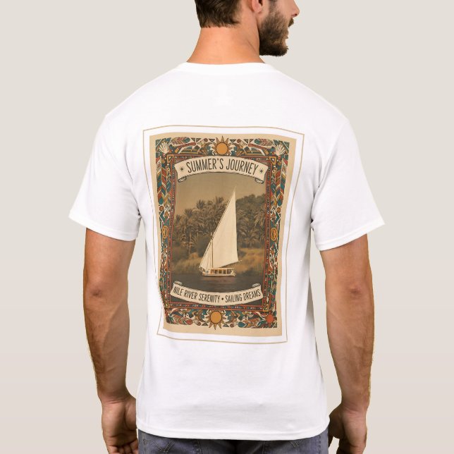 Camiseta Serenity | Summer’s Journey & Graphic Tee (Verso)