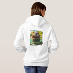 Camiseta Sereno Desgastado   Cena de Cervo e Castor em Trou